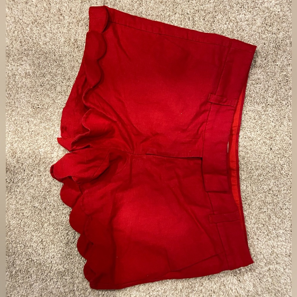 J. Crew Women’s Scalloped Shorts (Two Pair)